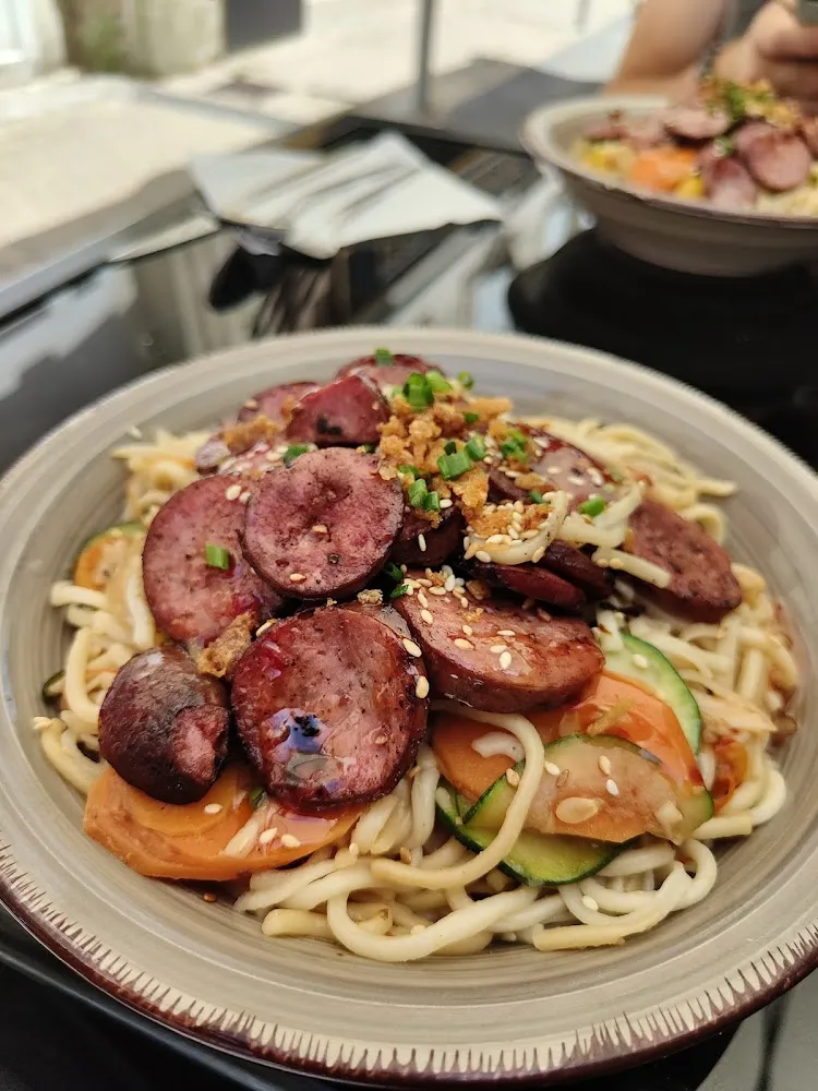 Wok Thaï Saucisse Fumée